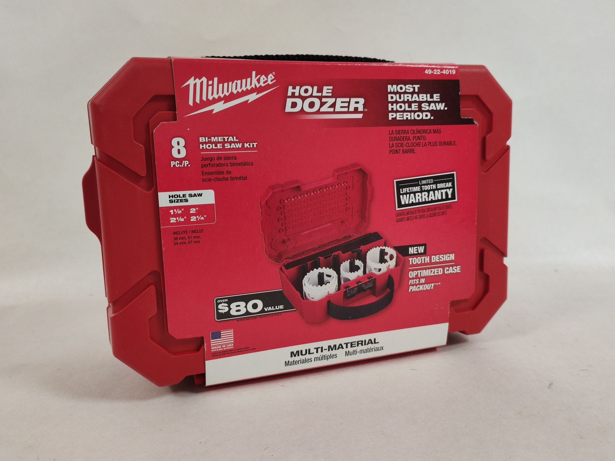 Набір оригінальних коронок по металу Milwaukee HOLE DOZER 49-22-4019