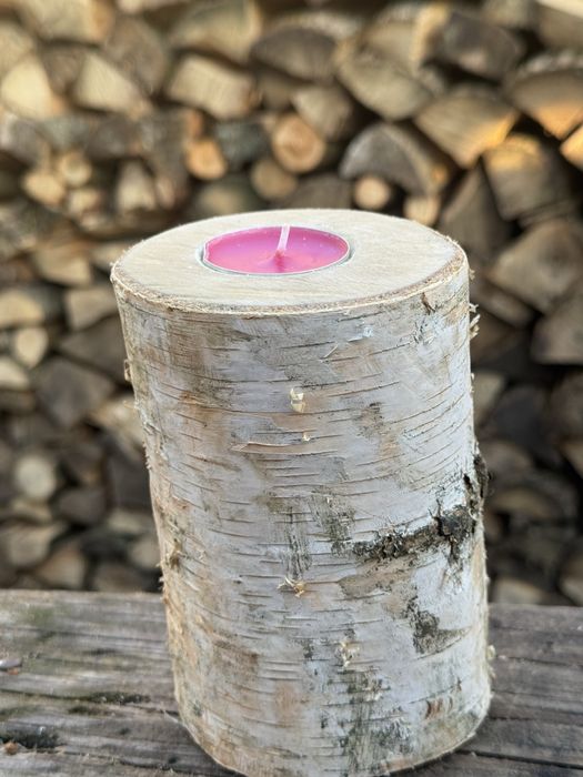 Підсвічники деревʼяні