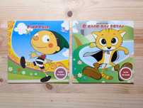 2 Livros Infantis - Pinóquio + O Gato Das Botas (Inclui CD Áudio)