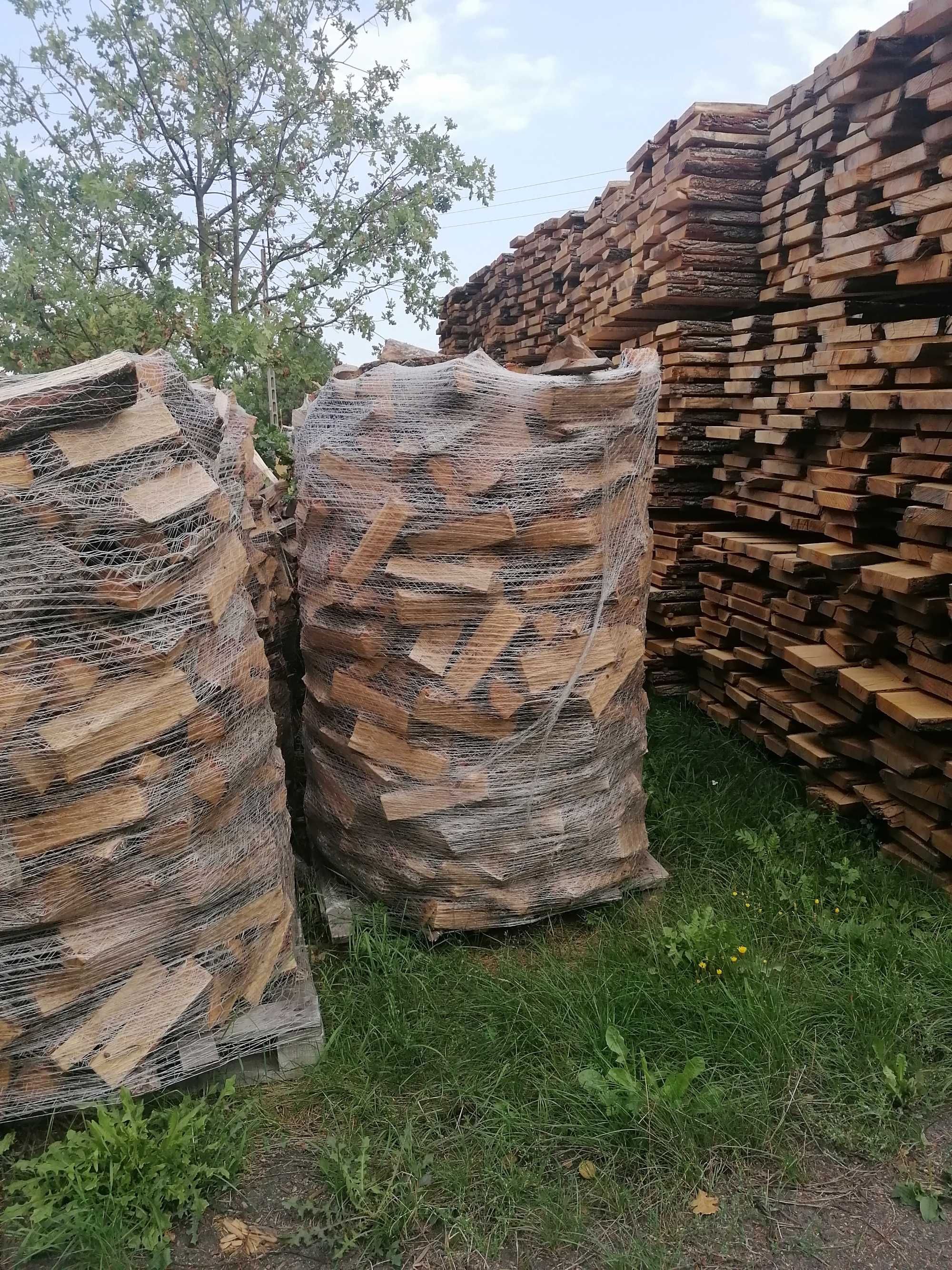 Drewno opałowe i kominkowe dębowe