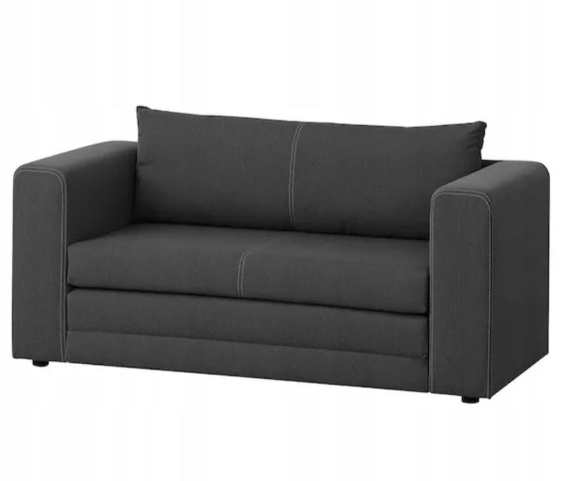 Sofa rozkładana dwuosobowa Ikea Askeby szara grey