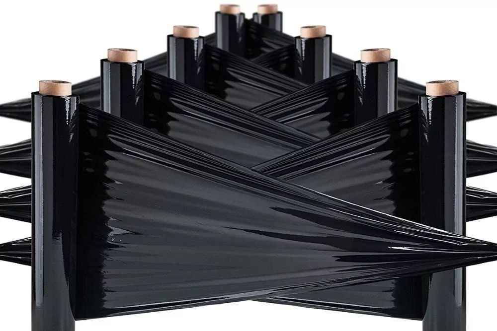 Стрейч плівка чорна 1,2 кг 110 метрів 50 см 20 мк