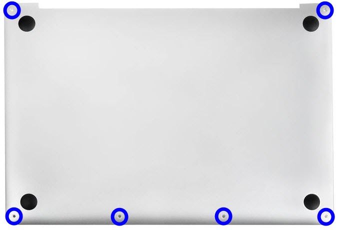 Винты нижней крышки MacBook 13 A1706,A1989,A2251 (комплект 6 шт.)