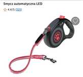 Smycz dla psa lub kota automatyczna led