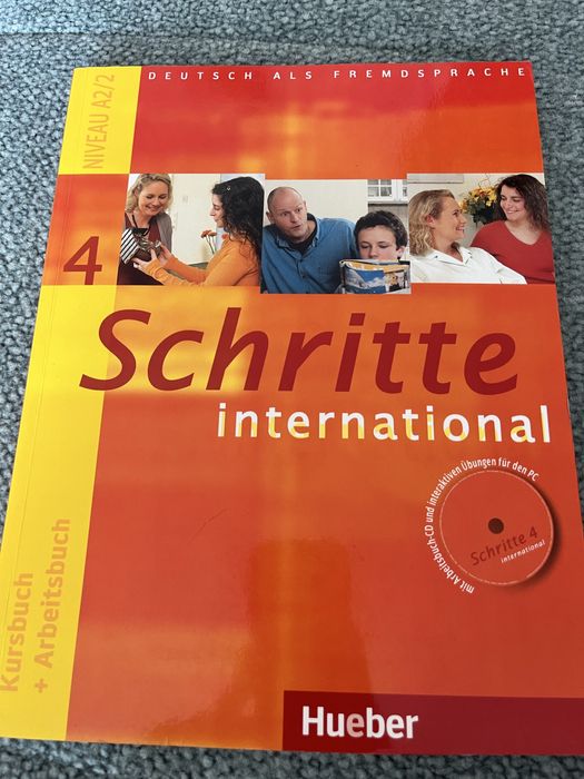 Німецький підручник Schritte International 4 A2/2 Kursbuch+Arbeitsbuch