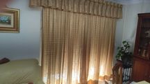 Cortinados de sala com efeitos