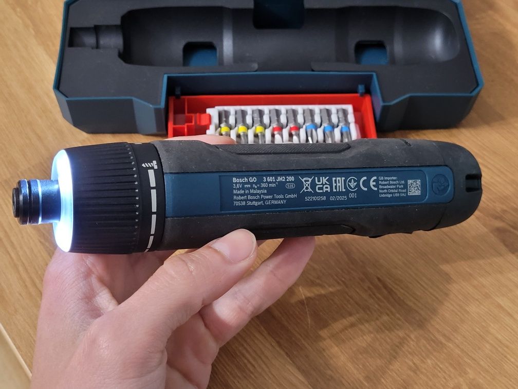 Wkrętak akumulatorowy Bosch go 3.0