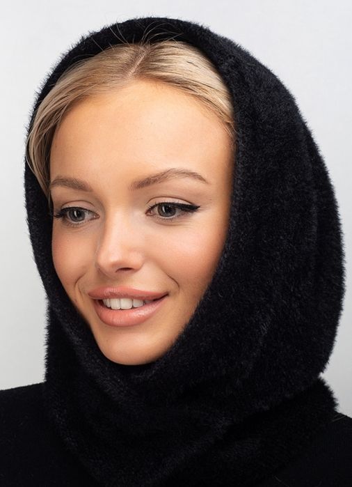 Шапка, капор - капюшон ангора. Багато кольорів