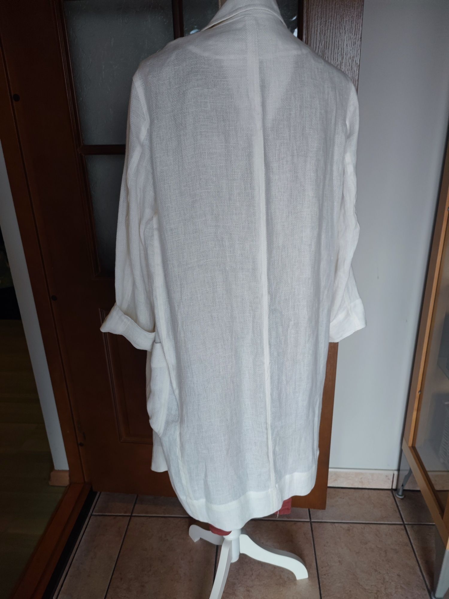 Narzutka lniana Zara XS