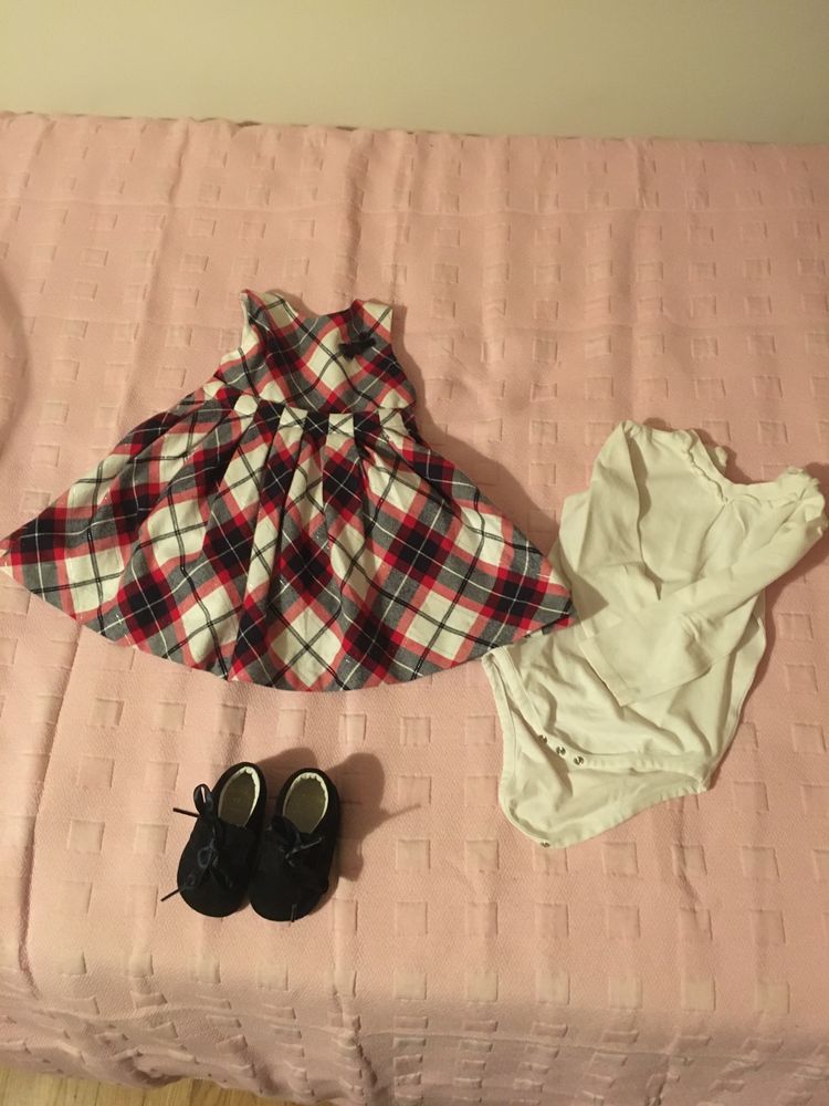 Vestido Chicco para menina de 12 meses