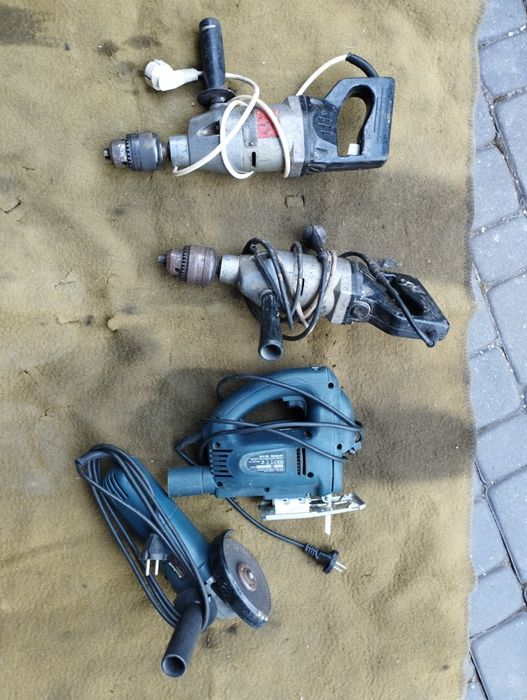 Elektronarzędzia zestaw sprawne celma wiertarka wyrzynarka szlifierka