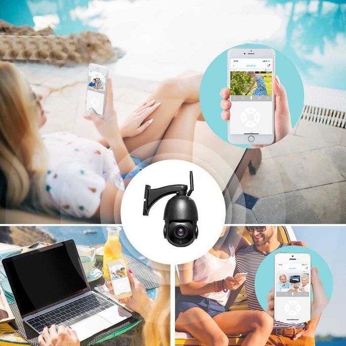 Kamera Obrotowa Zewnętrzna IP Wifi 30X Zoom Optyczny 8Mpx 4K