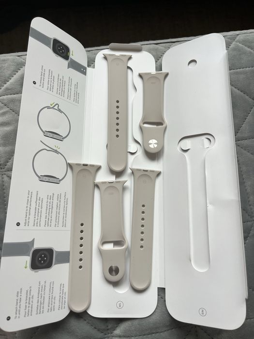 Оригінальні нові ремінці Apple Sport Band Starlight для Apple Watch