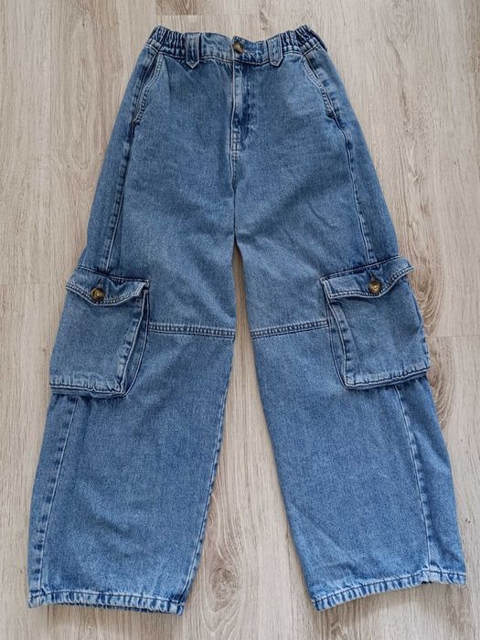 Jeansy szerokie M,L,XL