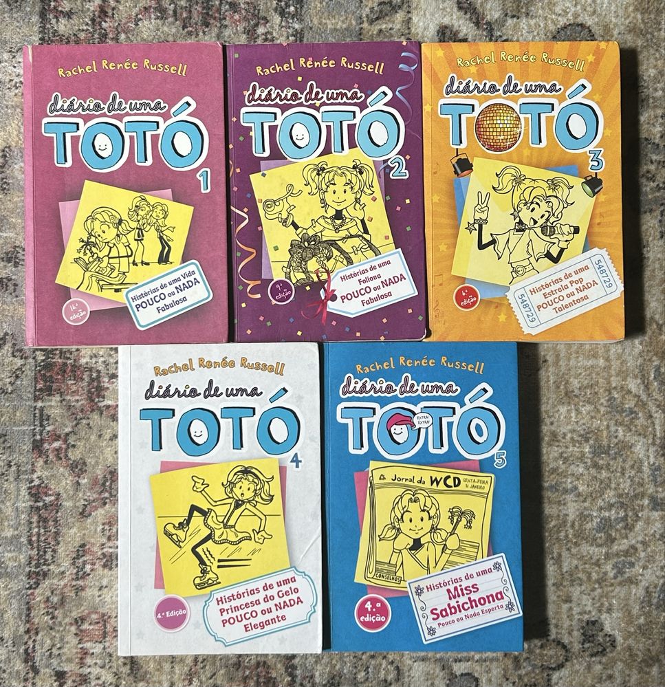 Coleção “Diário de uma Totó” (5 livros)