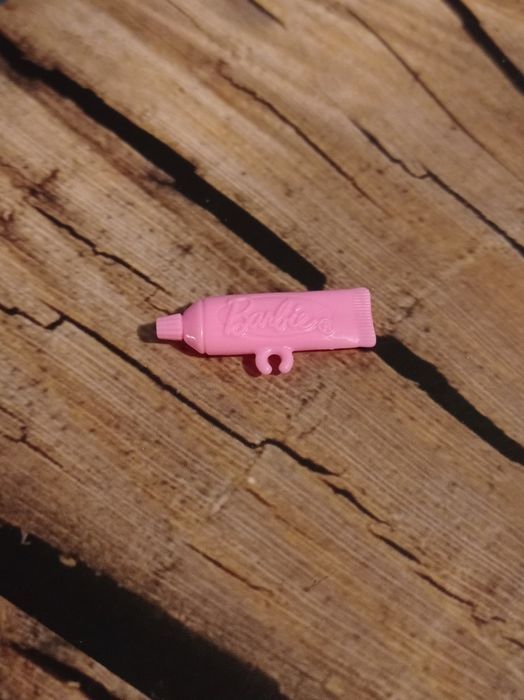 Mattel Barbie różowa tubka pasta do zębów dla lalek