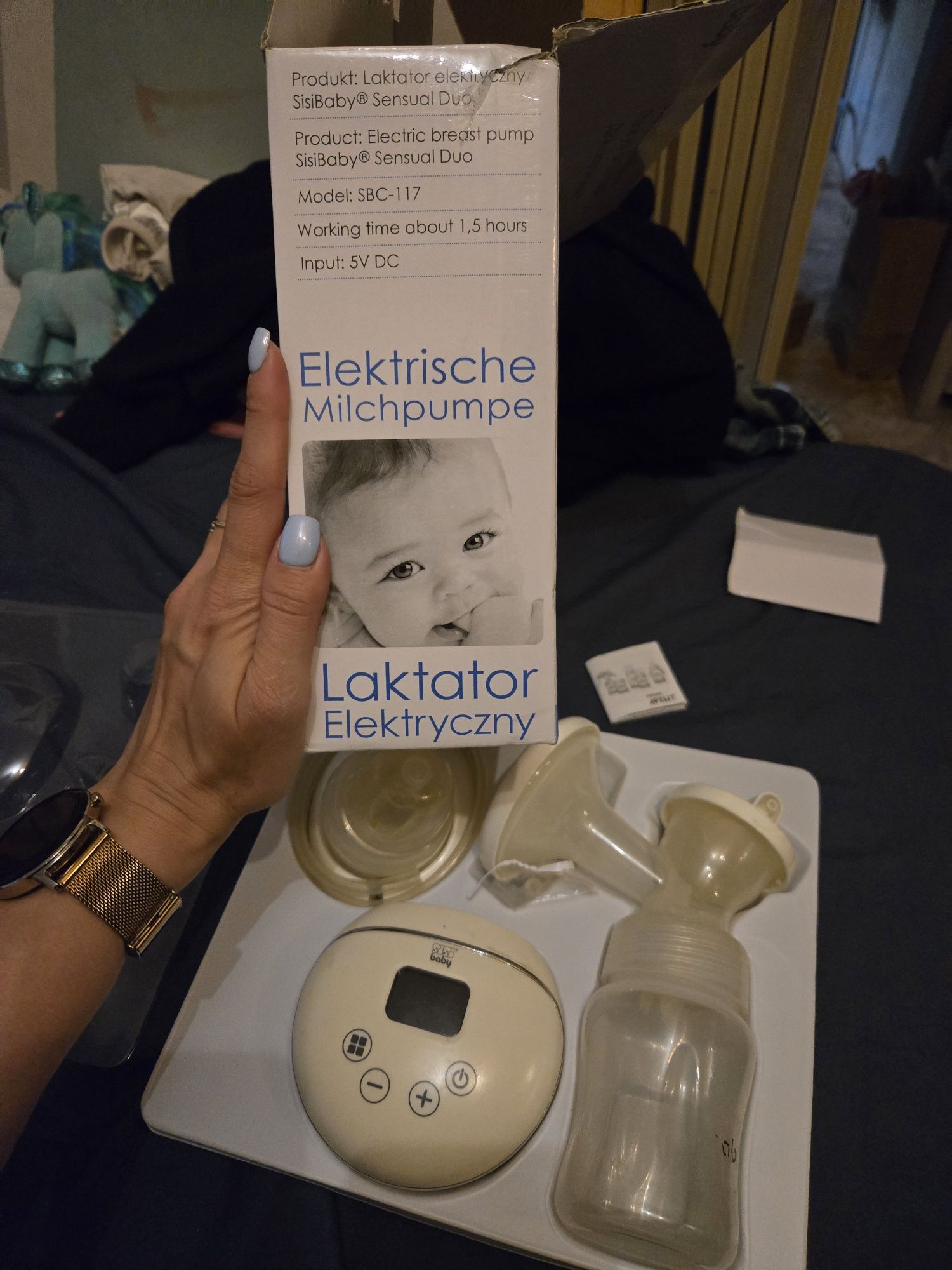 Laktator elektryczny Sisi baby akumulator regulacja siły