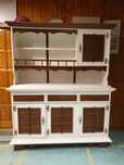 Drewniany kredens odnowiony 160x50x195