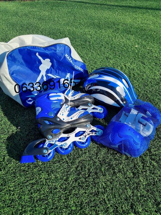 Набір ролики ,захист ,шолом Maraton Combo