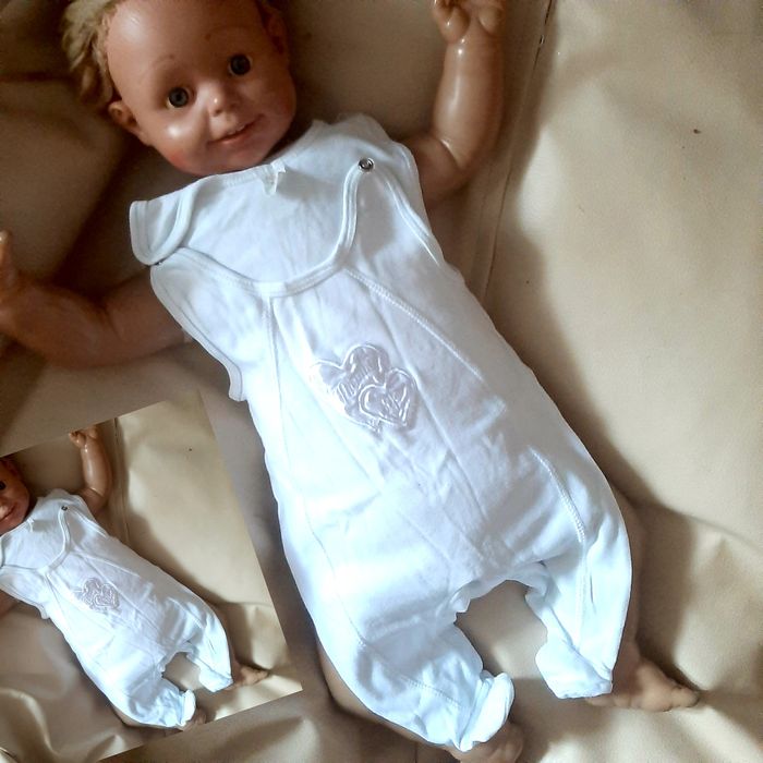 Zestaw roz 56/62 7 sztuk śpioszki mega paka komplet dla chłopca wypraw