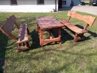 Meble ogrodowe stół ławki