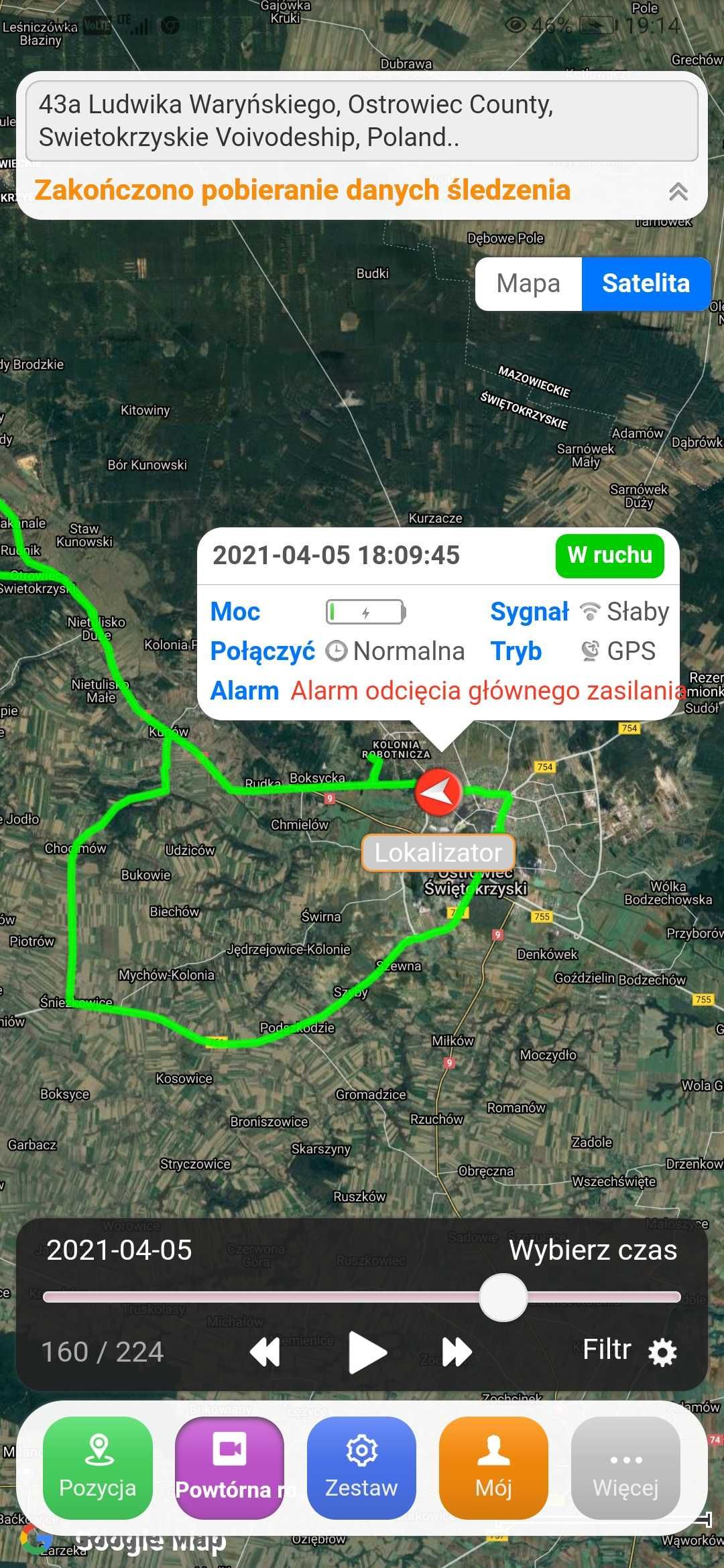 Lokalizator GPS Magnes Śledzenie Podsłuch 120 dni bez abonamentu