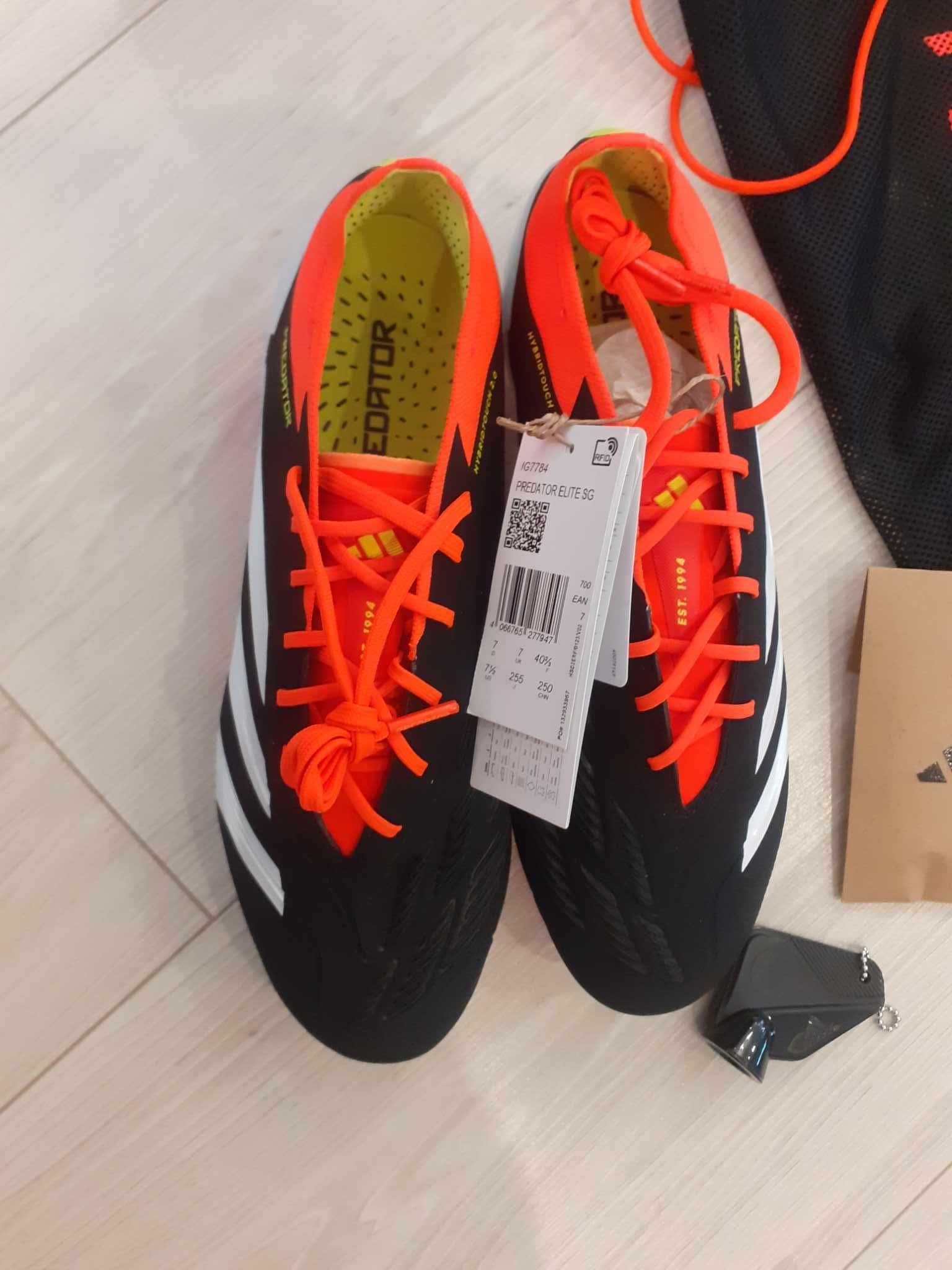 Profesjonalne buty piłkarskie korki Adidas Predator Elite SG r. 40 2/3