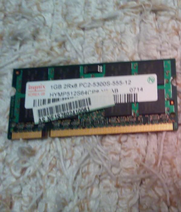 Memória RAM para Portátil 1GB DDR2-667