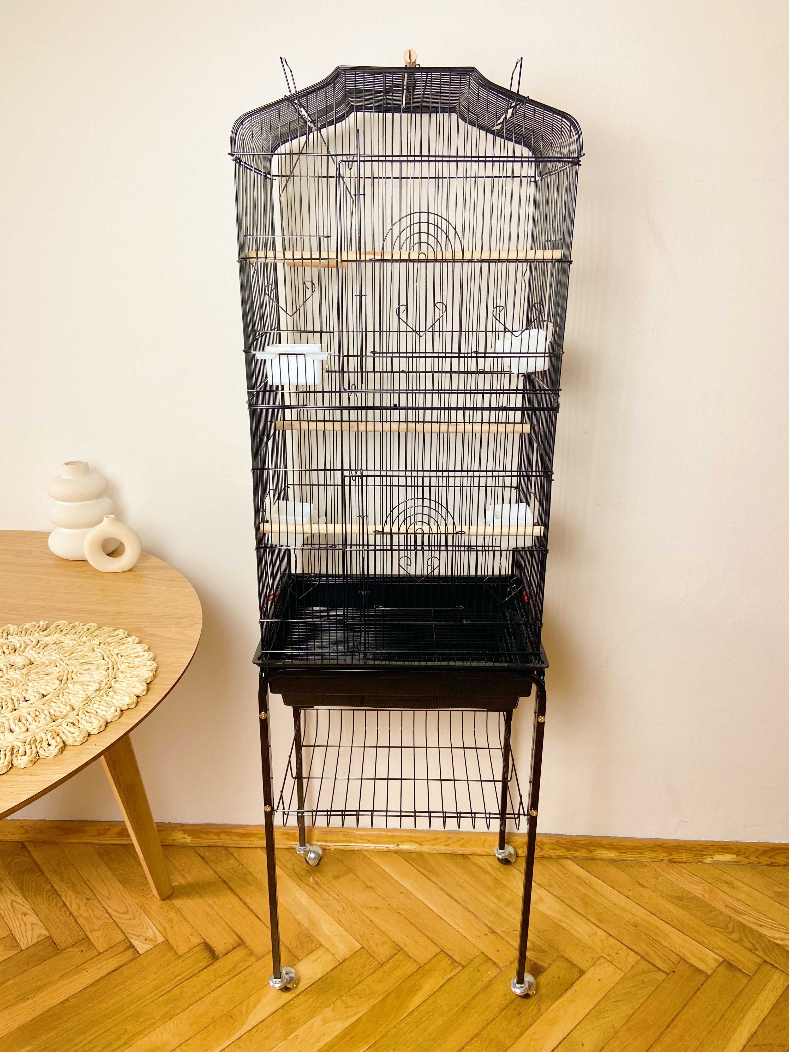 Klatka dla papug woliera dla ptaków egzotycznych 158 cm NOWA