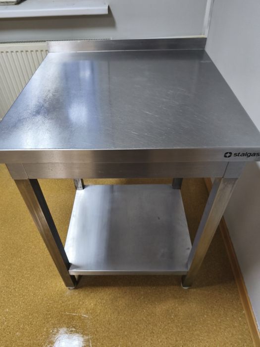 Stół roboczy stalgas ze stali nierdzewnej 60x60