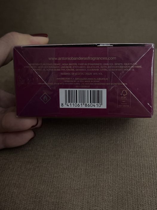 Туалетная вода Antonio Banderas Her Secret Temptation 80мл новый