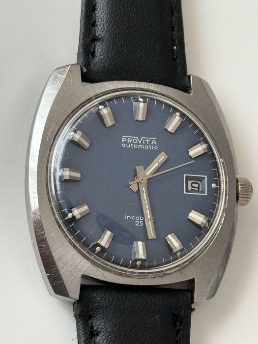 Zegarek Provita Automatic 25jewels, duromat, duży 40mm, na gwarancji