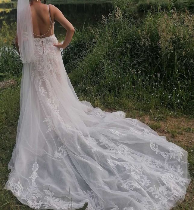 Suknia ślubna S (rybka)