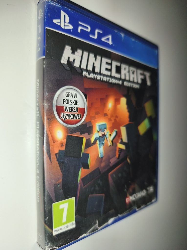 Gra Ps4 Minecraft wersja PL gry PlayStation 4 Crash Spyro Sonic Rayman