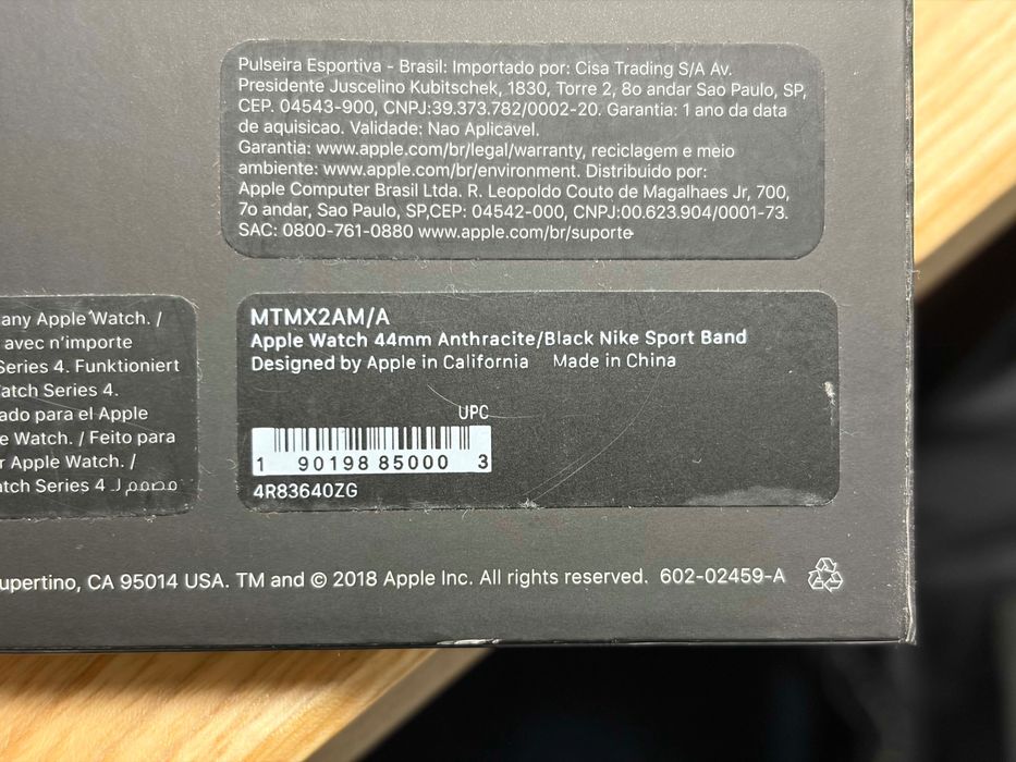 Ремінець Apple Watch Nike Sport Band 46-42mm Anthracite/Black MTMX2