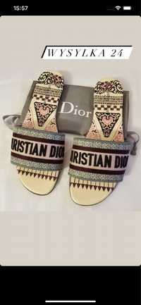 Klapki Christian Dior Dwey rozmiar 38 buty damskie