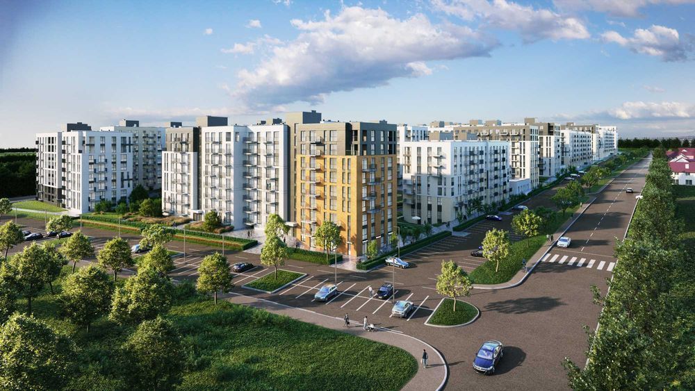 Продаж 1-кімнатної квартири 41кв.(Єоселя) м.Пустомити (9км.від Львова)