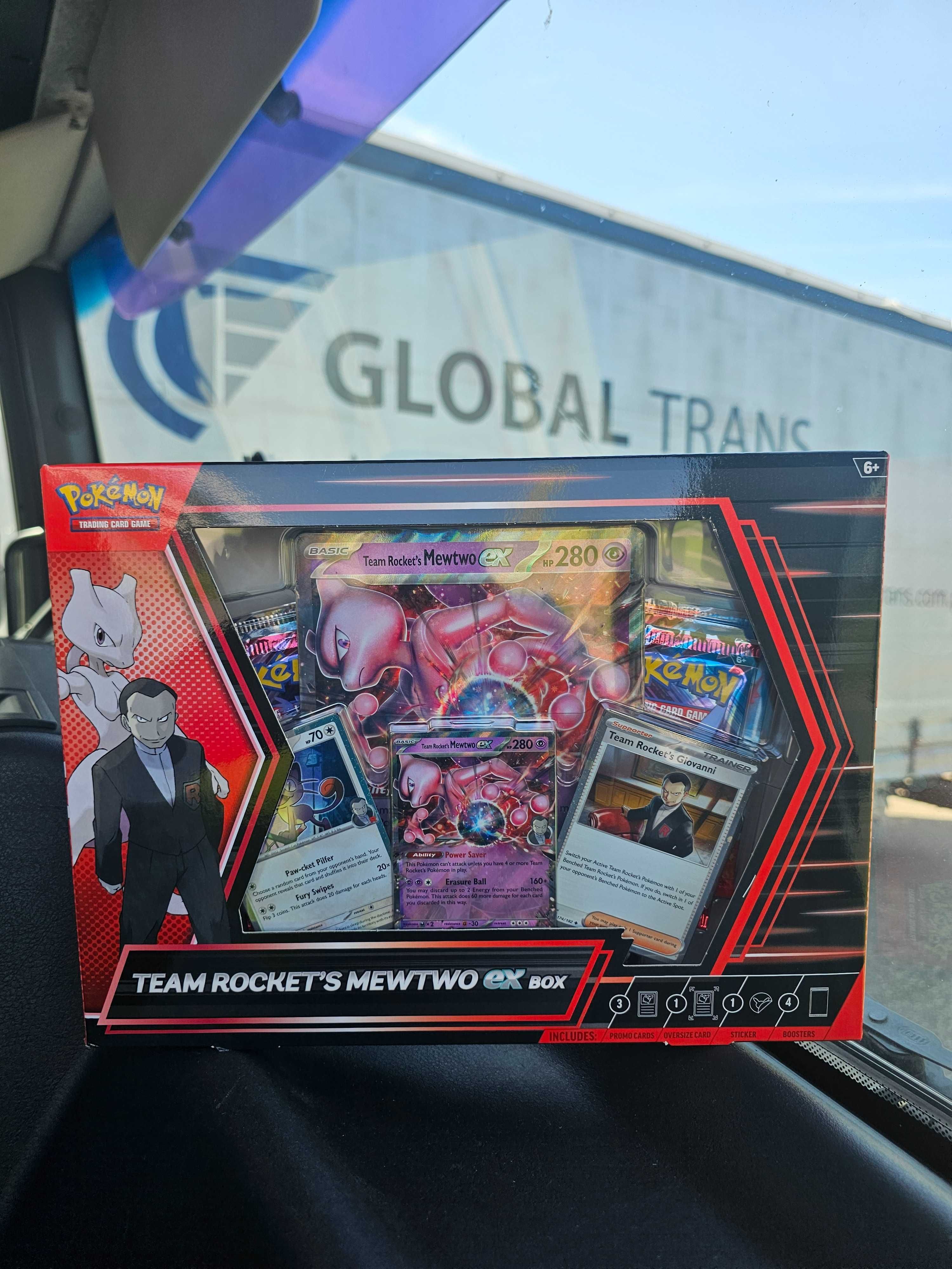 Pokemon Team rocket s mewtwo ex box