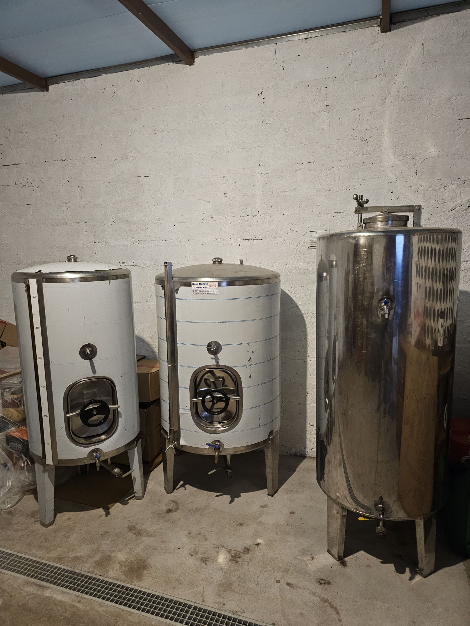 Cubas Inox para vinho