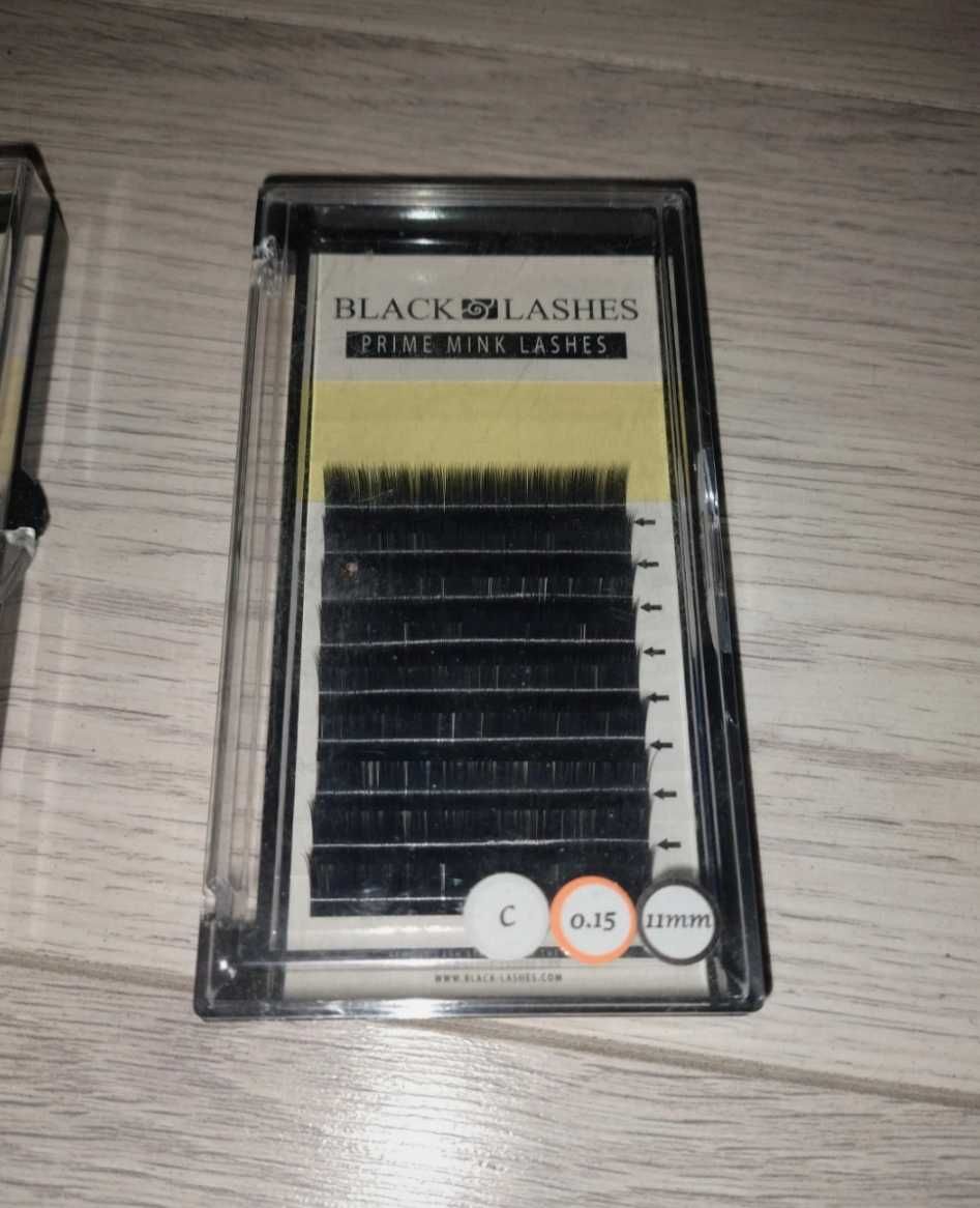Rzęsy Black Lashes 5 kasetek 0.15 skręt C