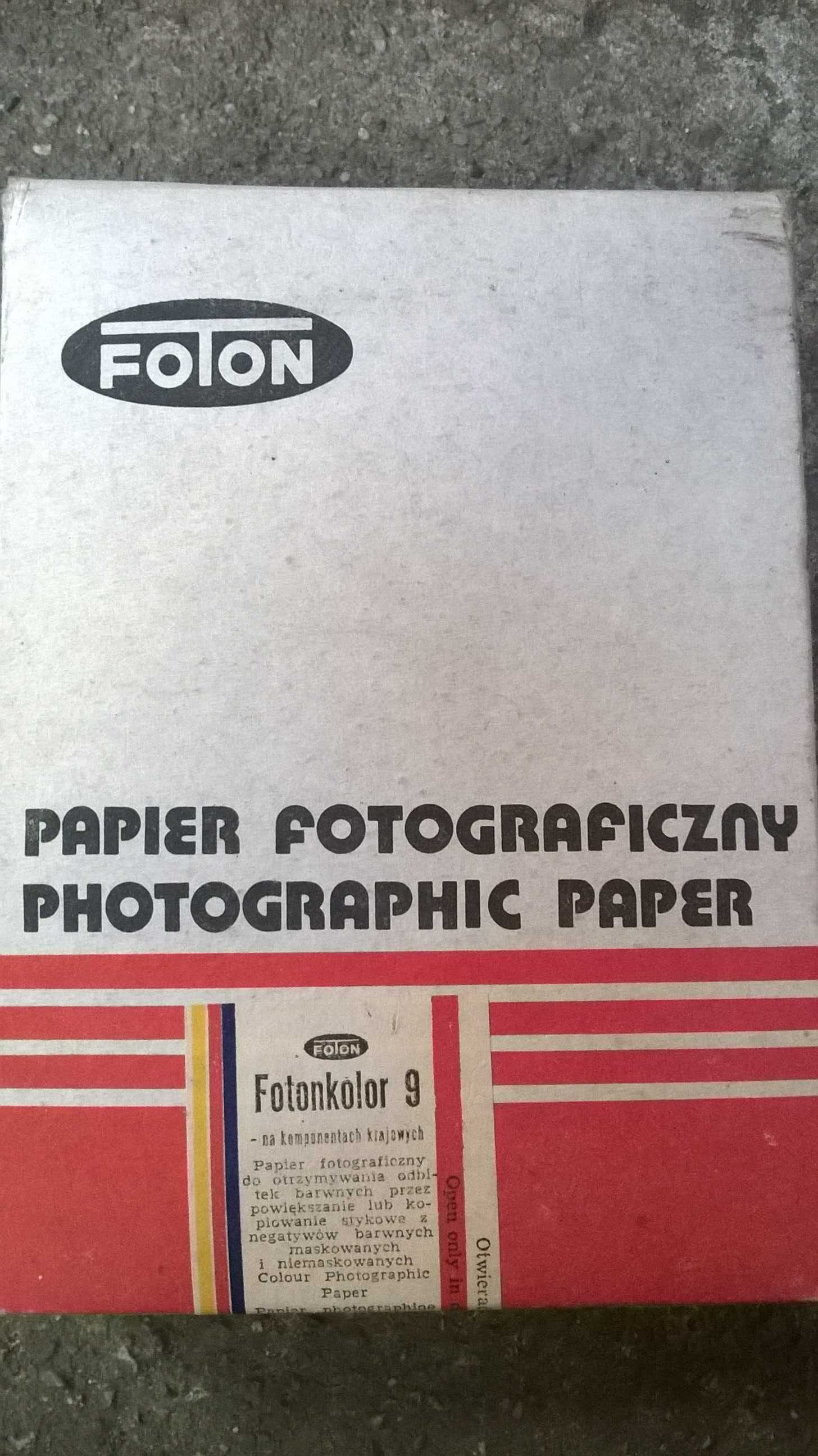 Papier fotograficzny (Bydgoskie Zakłady Fotochemiczne) PRL