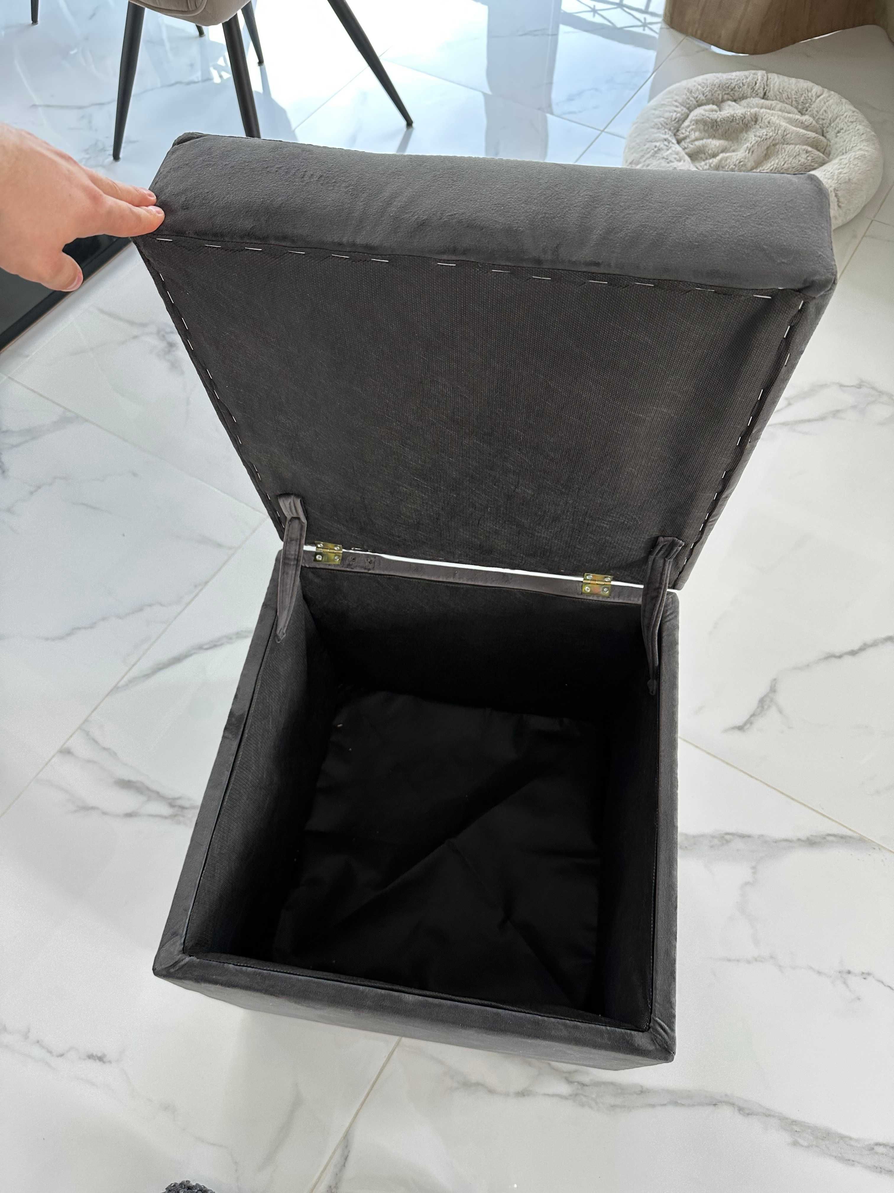 Pufa Zoja 45x45 popiel