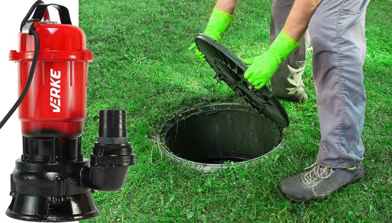 Pompa wody czystej brudnej szamba ścieków  Z ROZDRABNIACZEM ZATAPIALNA