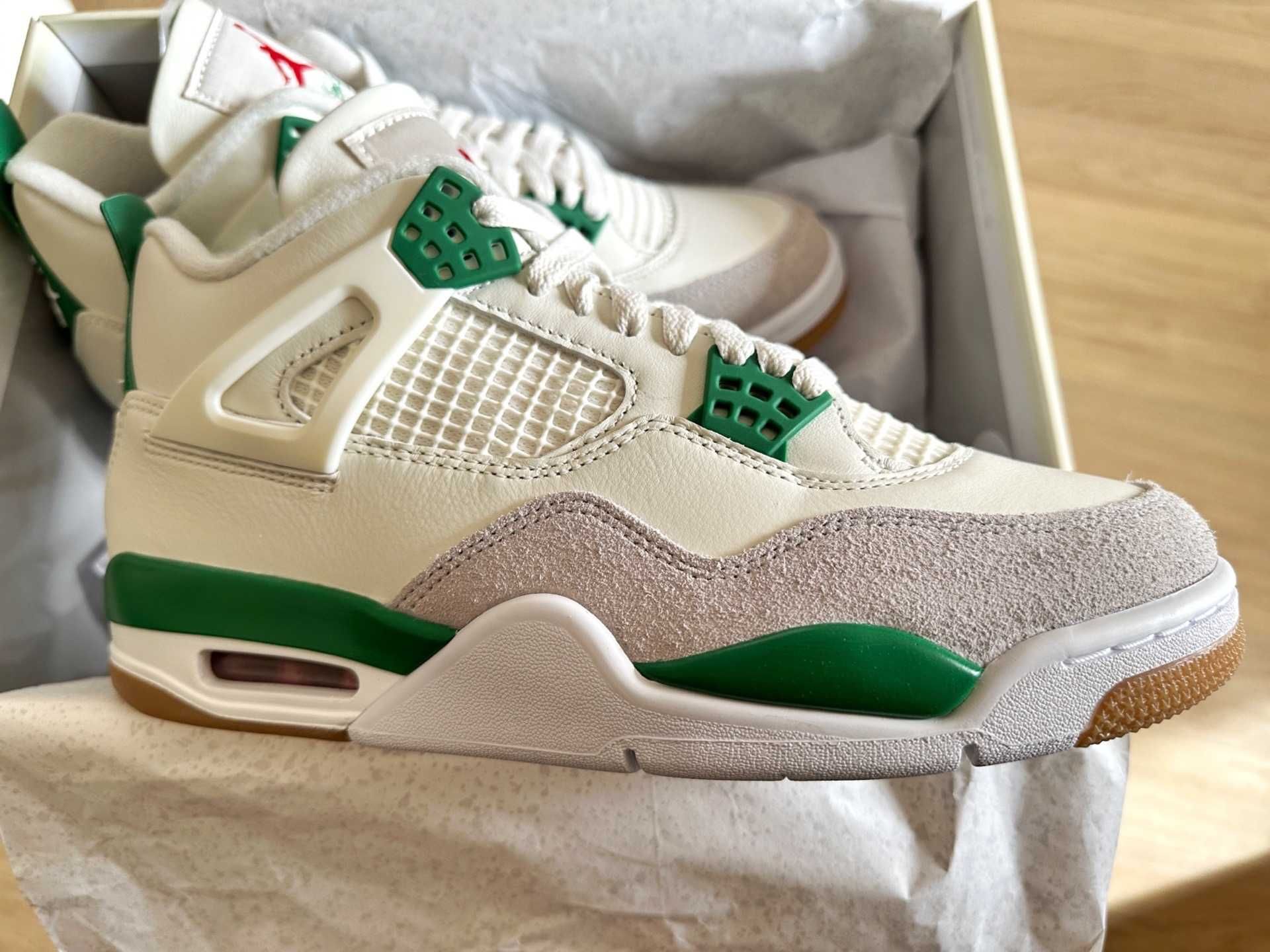 Nowe*Nike_Męskie_Jordan4_Biały*UnuseTrampki.40