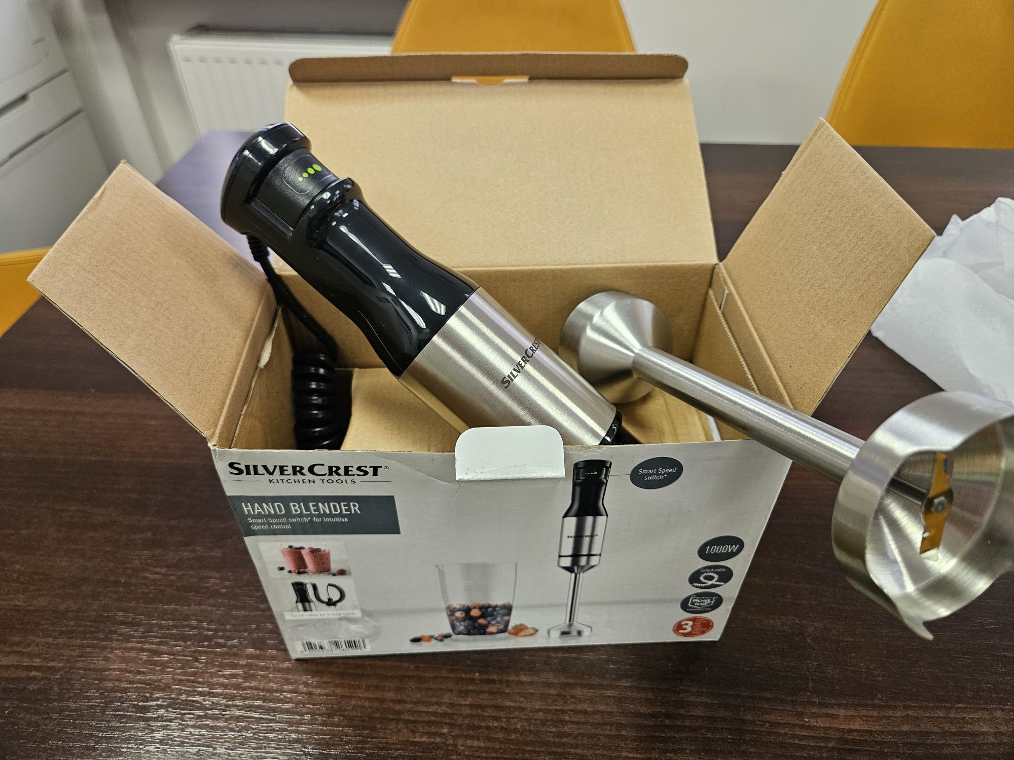 Blender ręczny SilverCrest z przełącznikiem smart-speed
