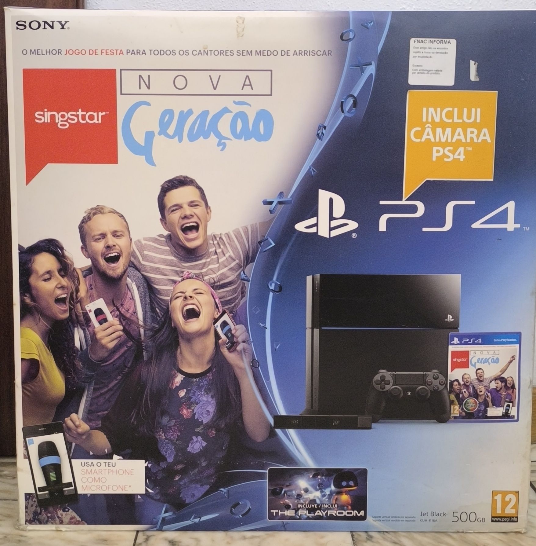 PS4 - como nova + 2 comandos + câmara + jogos