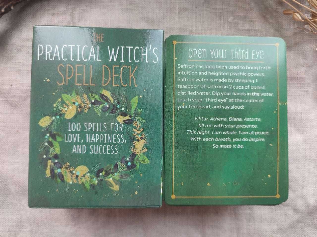 Карти заклинань практичної відьми the practical witch's spell deck