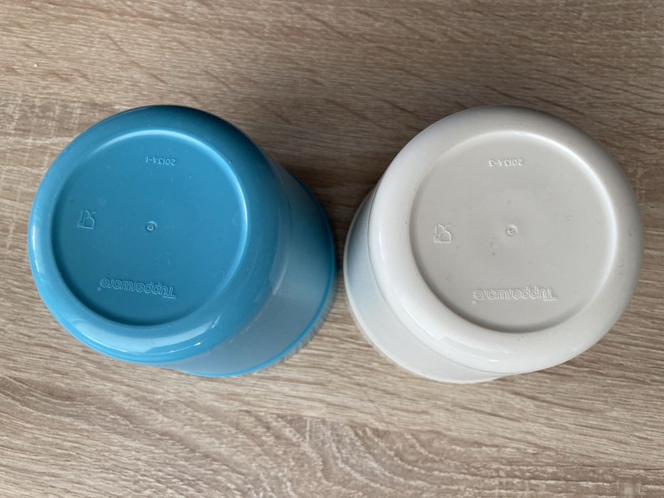 Kubek kubki tupperware 2 sztuki kemping namiot