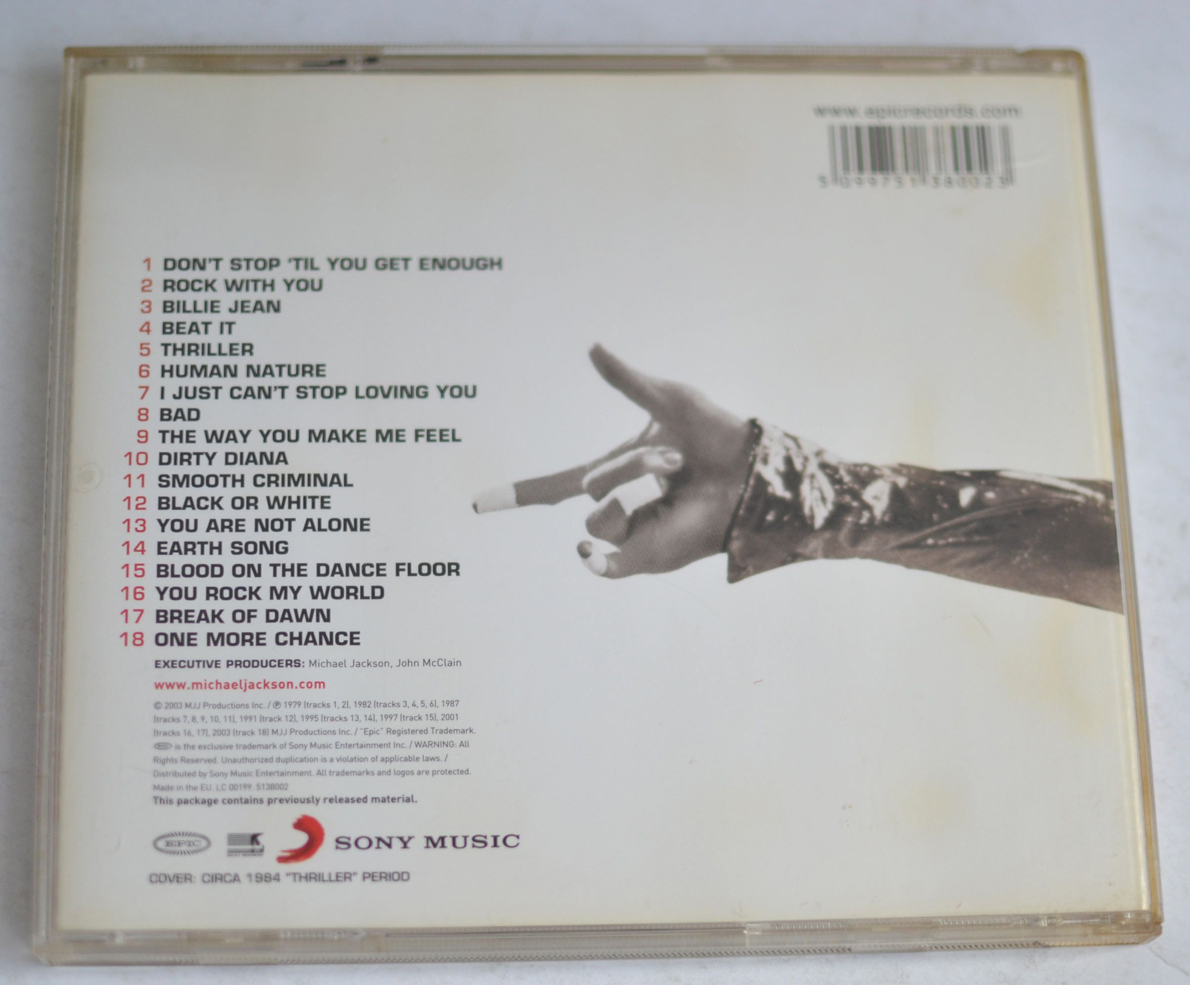 Płyta CD Michael Jackson - Number Ones 2003