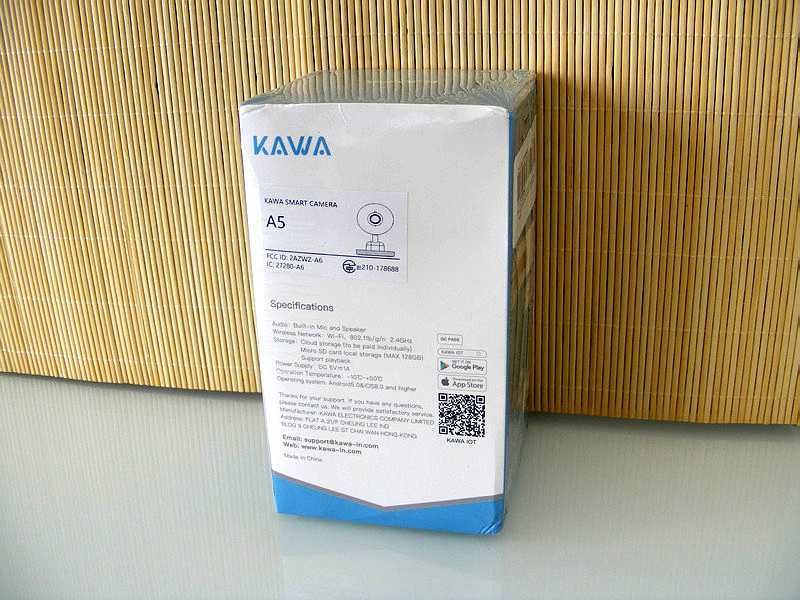 Kamera wewnętrzna KAWA A5 do monitoringu Wifi